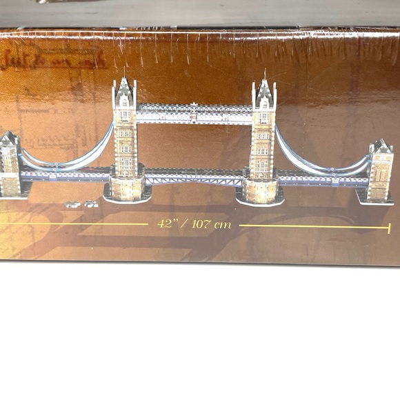 PUZZ3D Wrebbit Puzzle London Tower Bridge 819 Pieces - Picture 5 of 12